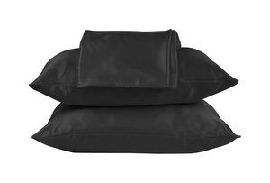 Beauty Pillow® Dekbedovertrek Set - Black 200x200/220