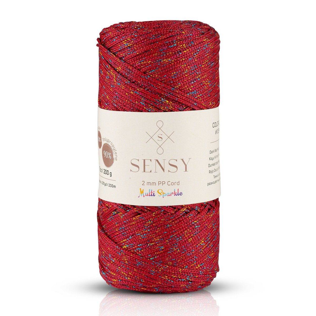 Dark Red Multi Sparkle
