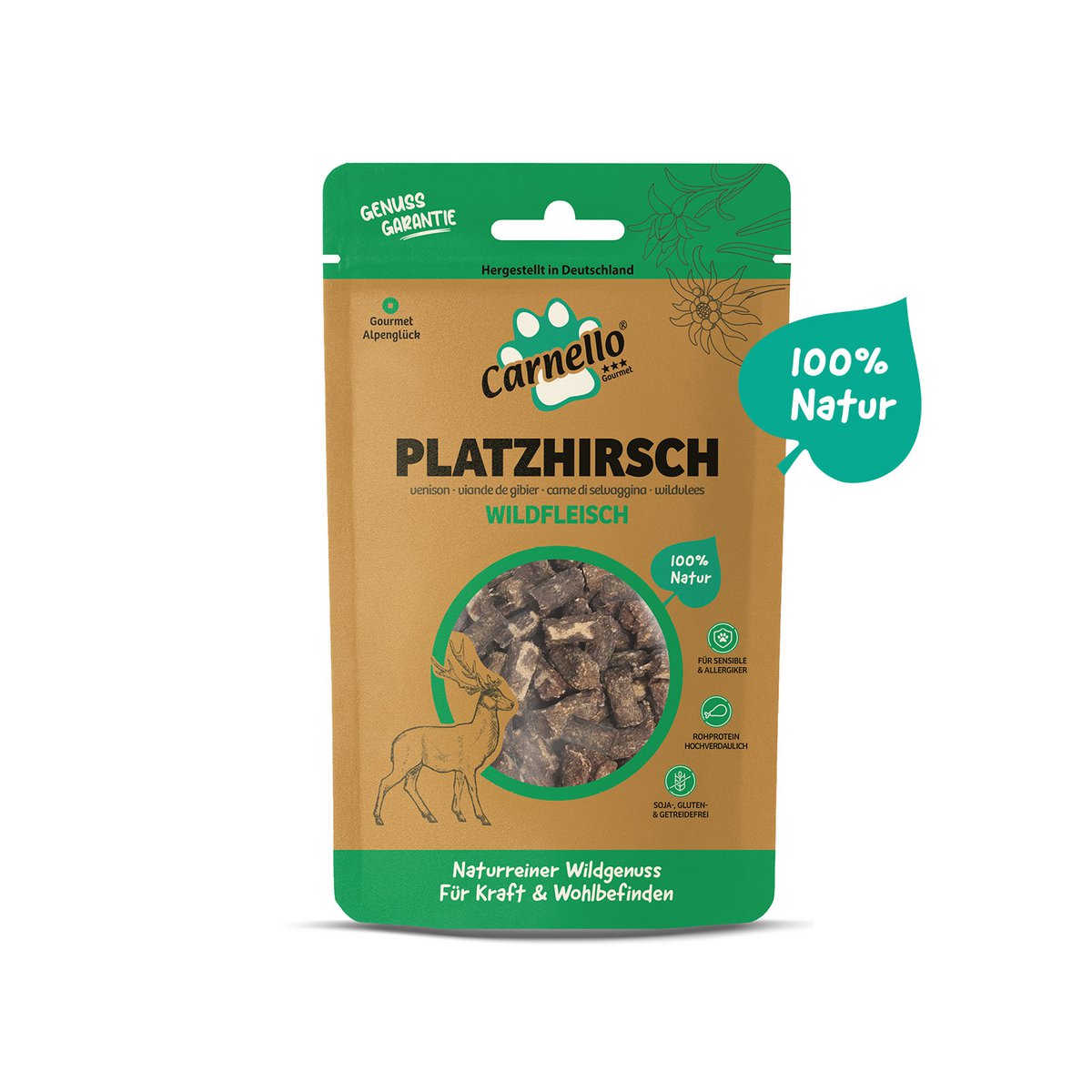 Dog snack Alpenglück Platzhirsch 60g x 15