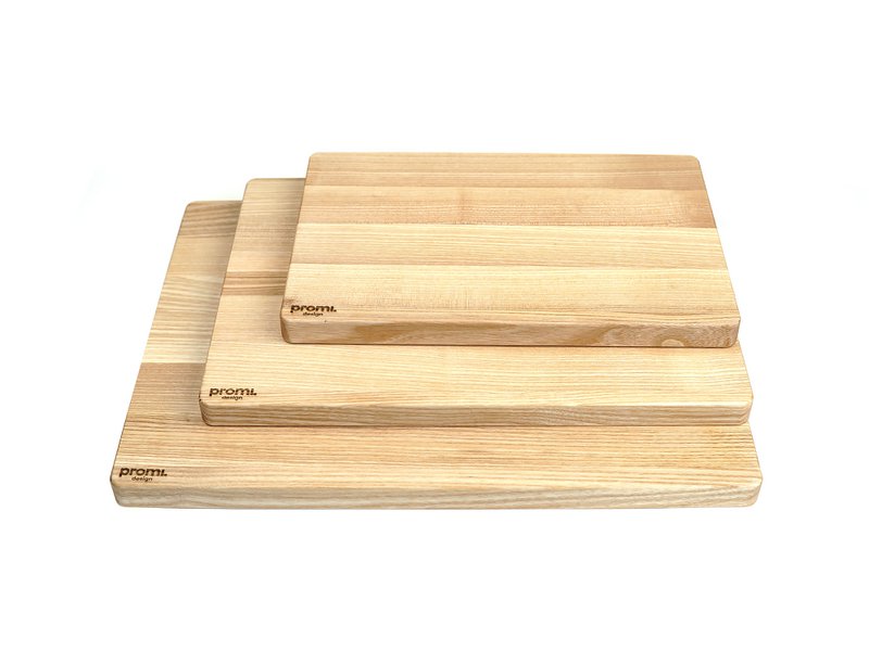 Planche à découper en bois de frêne naturel dur 3 tailles