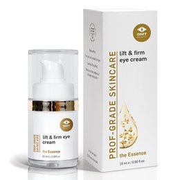 "Lift & Firm Eye Cream - A nourishing eye cream that helps reduce the appearance of fine lines and wrinkles around the eyes. Formulated with natural ingredients to hydrate and rejuvenate the delicate eye area."

The image shows a product called "LIFT & FIRM EYE CREAM" which is a cream for the eye area. Based on the product information and the image, the key details that can be included in a search-friendly description are:

- Product type: Eye cream
- Key benefits: Helps reduce the appearance of fine lines and wrinkles, hydrates and rejuvenates the eye area
- Key ingredients: Natural, nourishing formula
- Packaging: Pump dispenser

This description provides the essential details about the product's purpose, key features, and formulation, which would be relevant for a semantic search around eye creams and anti-aging skincare products.