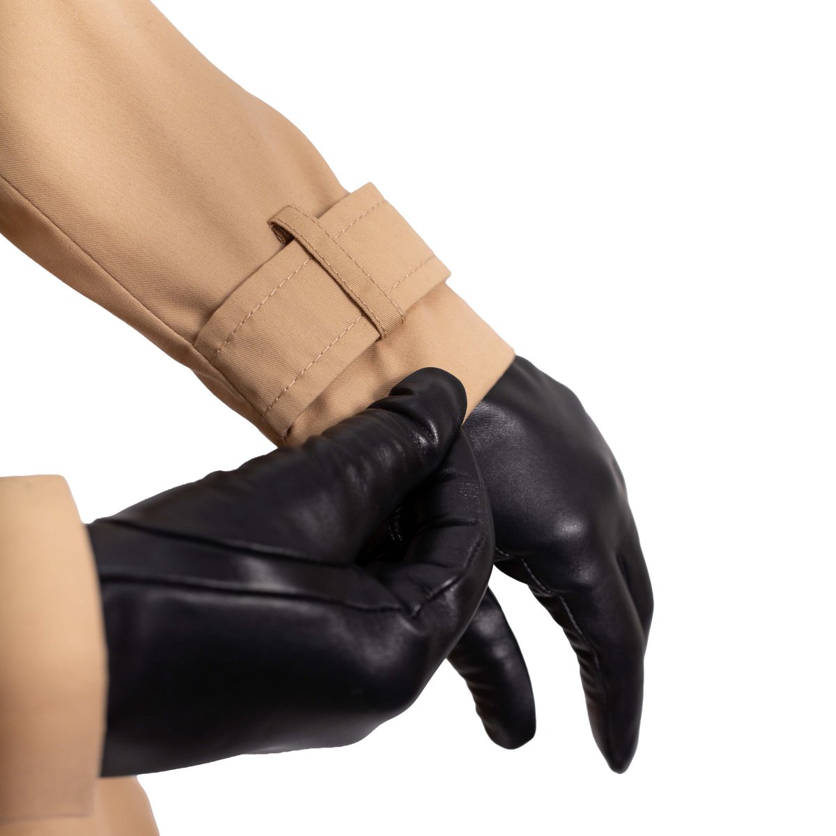 LIZ - Haarschaf Lederhandschuhe mit Kaschmir - Wolle Fütterung - Touchscreenfunktion