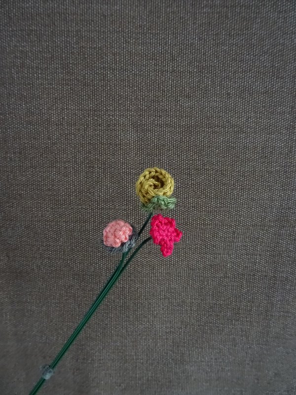 Mini bouquet, 3 fleurs