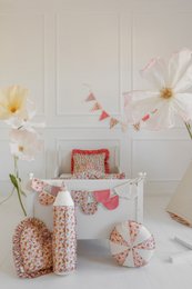 Almohada de crayón de algodón “Jardín verde”