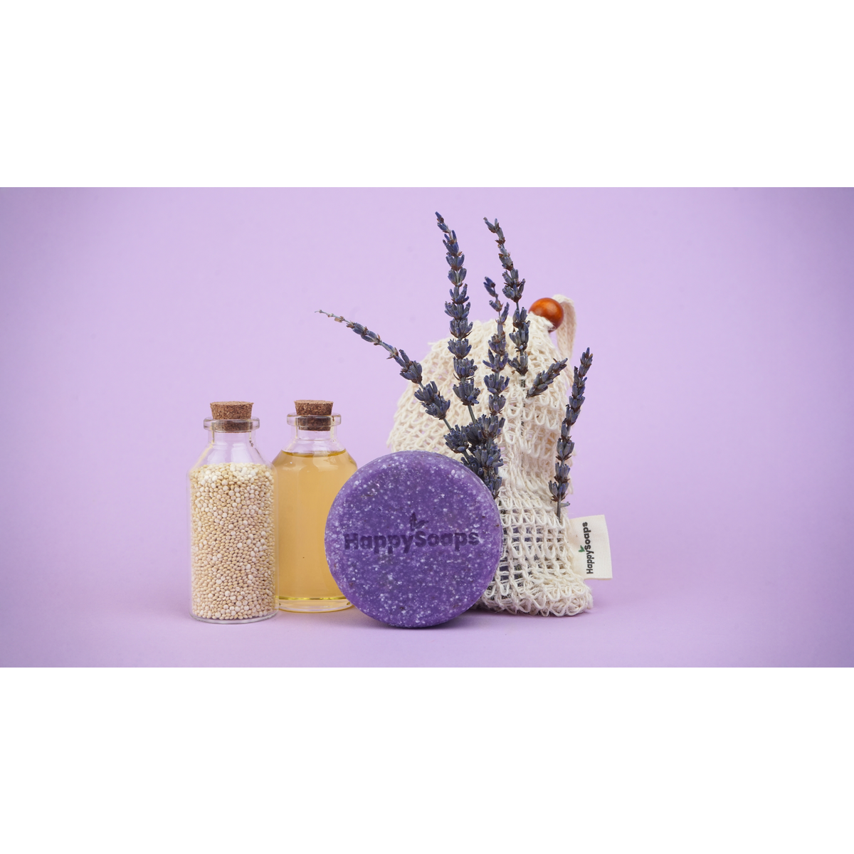 Szampon w kostce - Purple Lavender Rain - Zwiększenie objętości