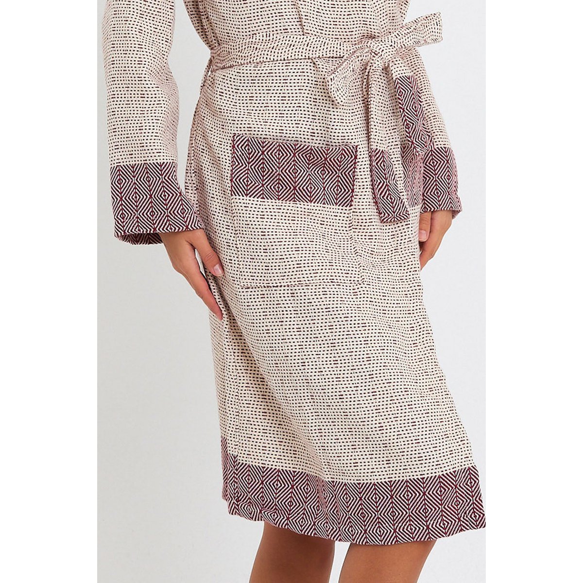 Tuval Bathrobe - Bordeaux