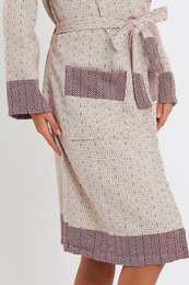 Tuval Bathrobe - Bordeaux