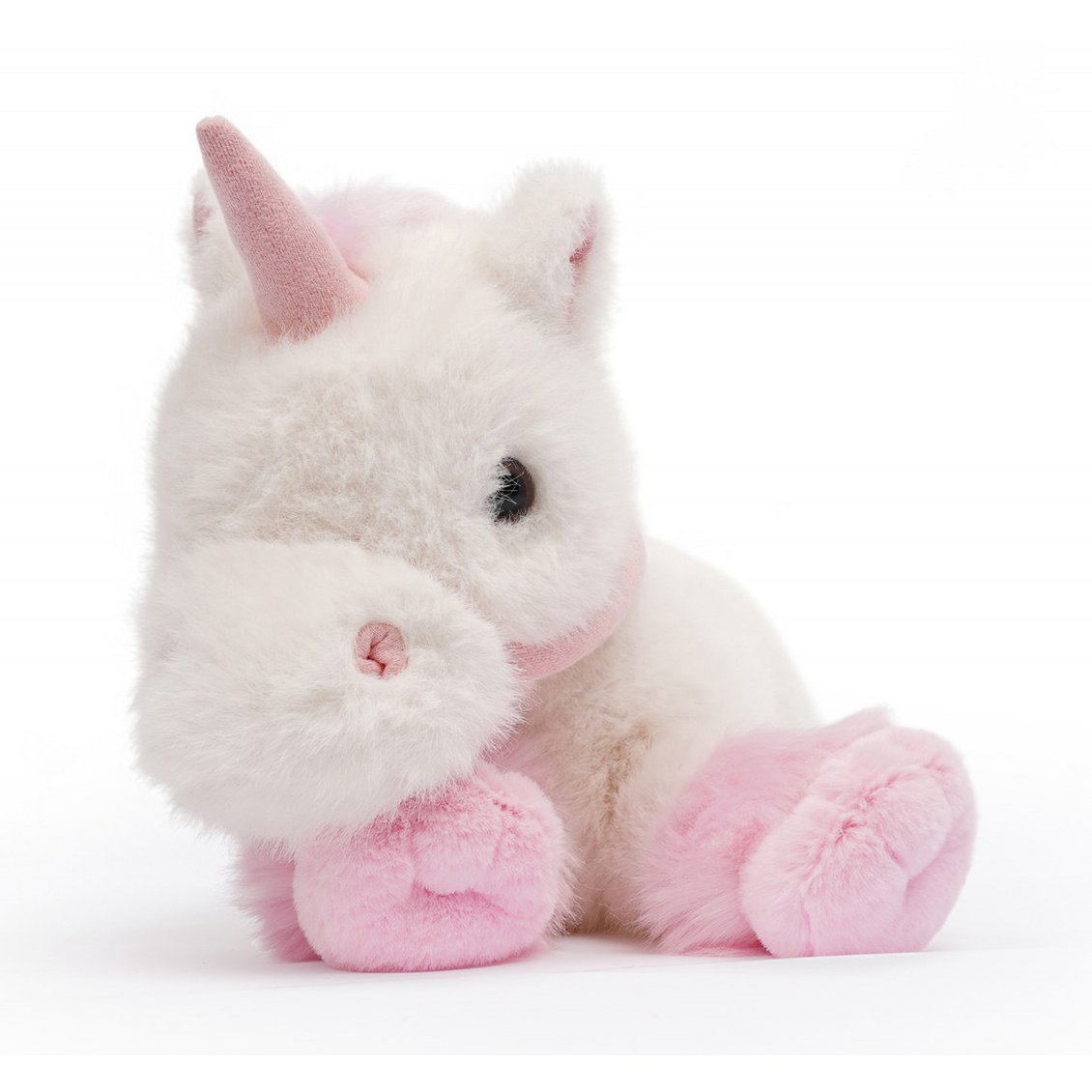 Peluche One Love - Spirito Unicorno Bianco e Rosa
