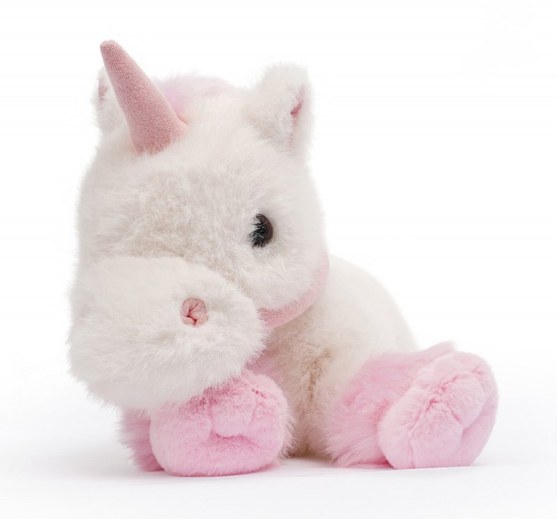 One Love Cuddly Toy - Unicorn Spirit White and Pink