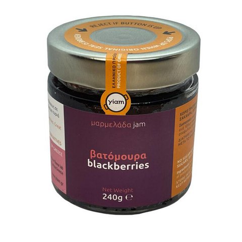 YIAM Handgemaakte bramenjam, 240 g, zonder toegevoegde suiker
