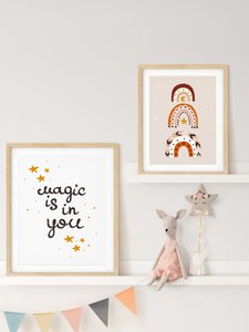 Poster | Boho | Rainbows