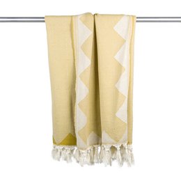 Hammam towel organic cotton Kestane mustard yellow