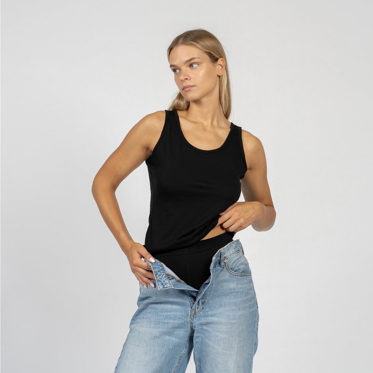 Women's Merino 160 Tank Top Black
