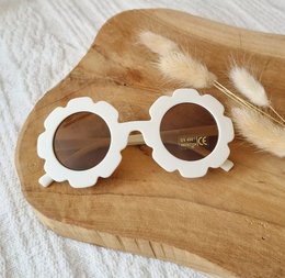 Baby- und Kindersonnenbrille UV400 Blume - Beige