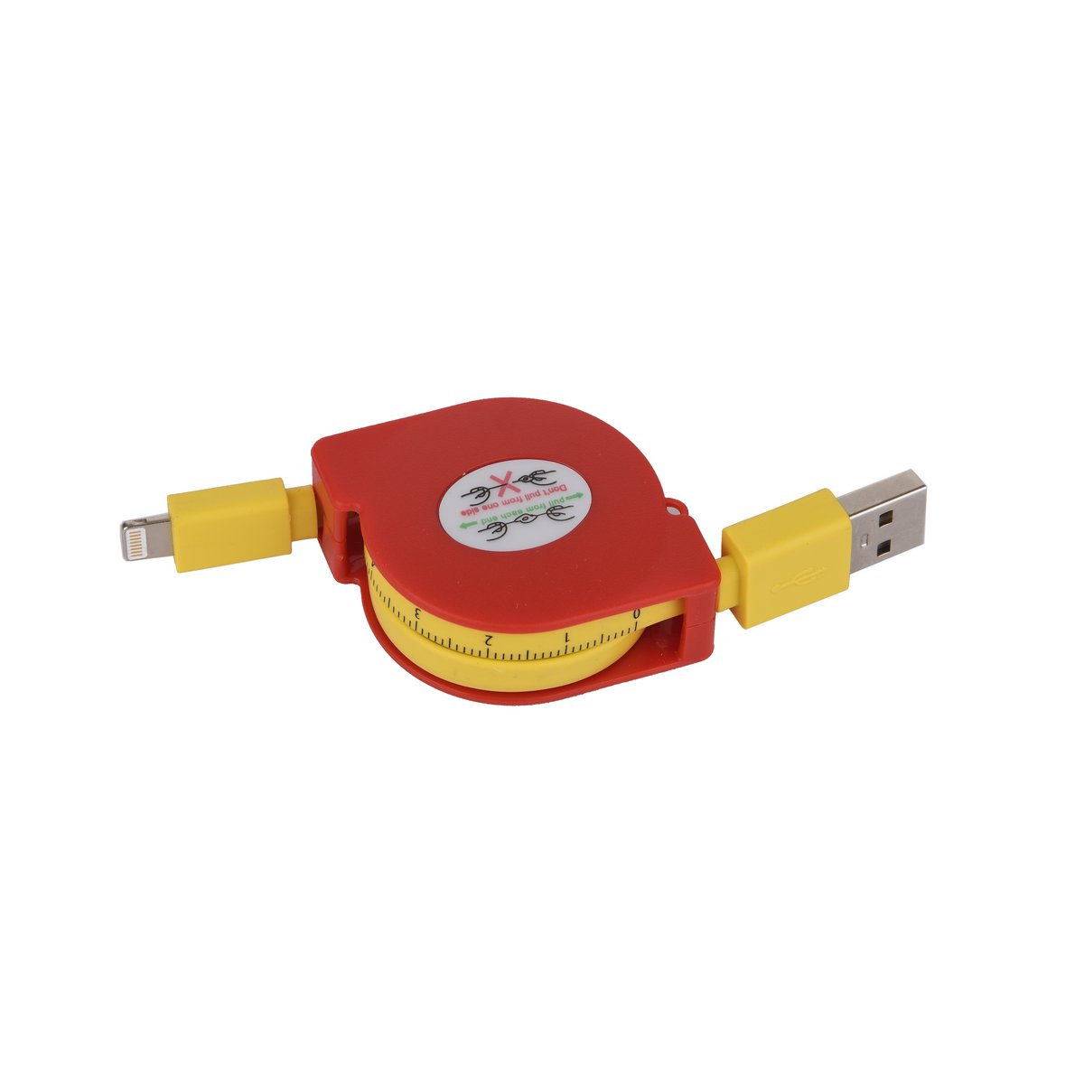 Tekmee USB -Kabel zu Blitz 1M - einziehbare Rolle 10W