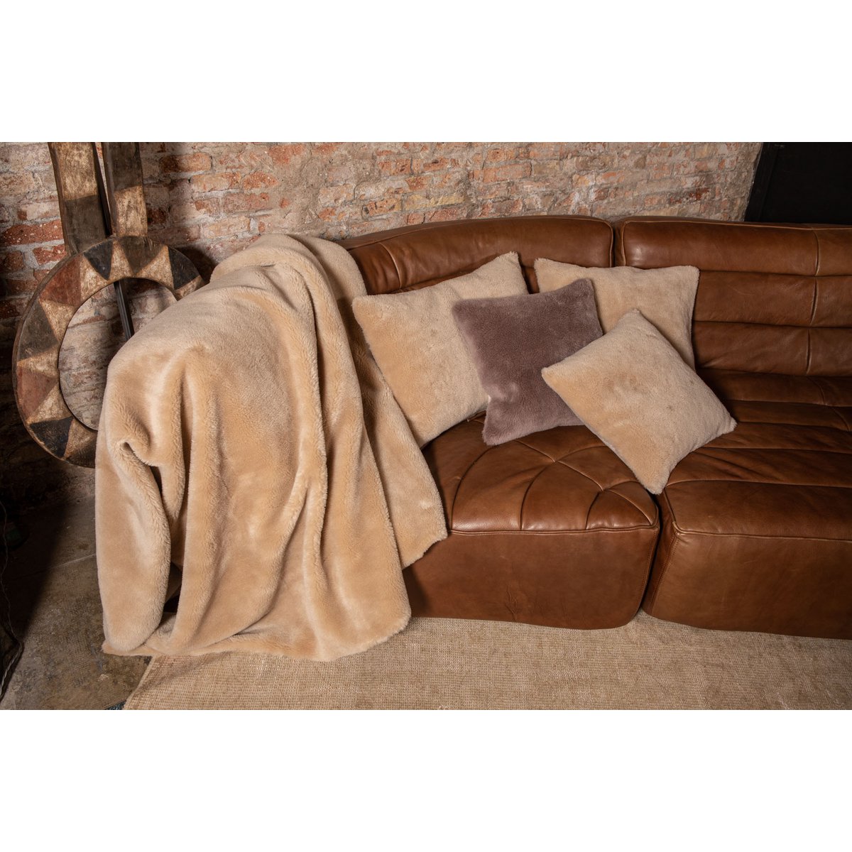 Cojín Conscious Lana Beige