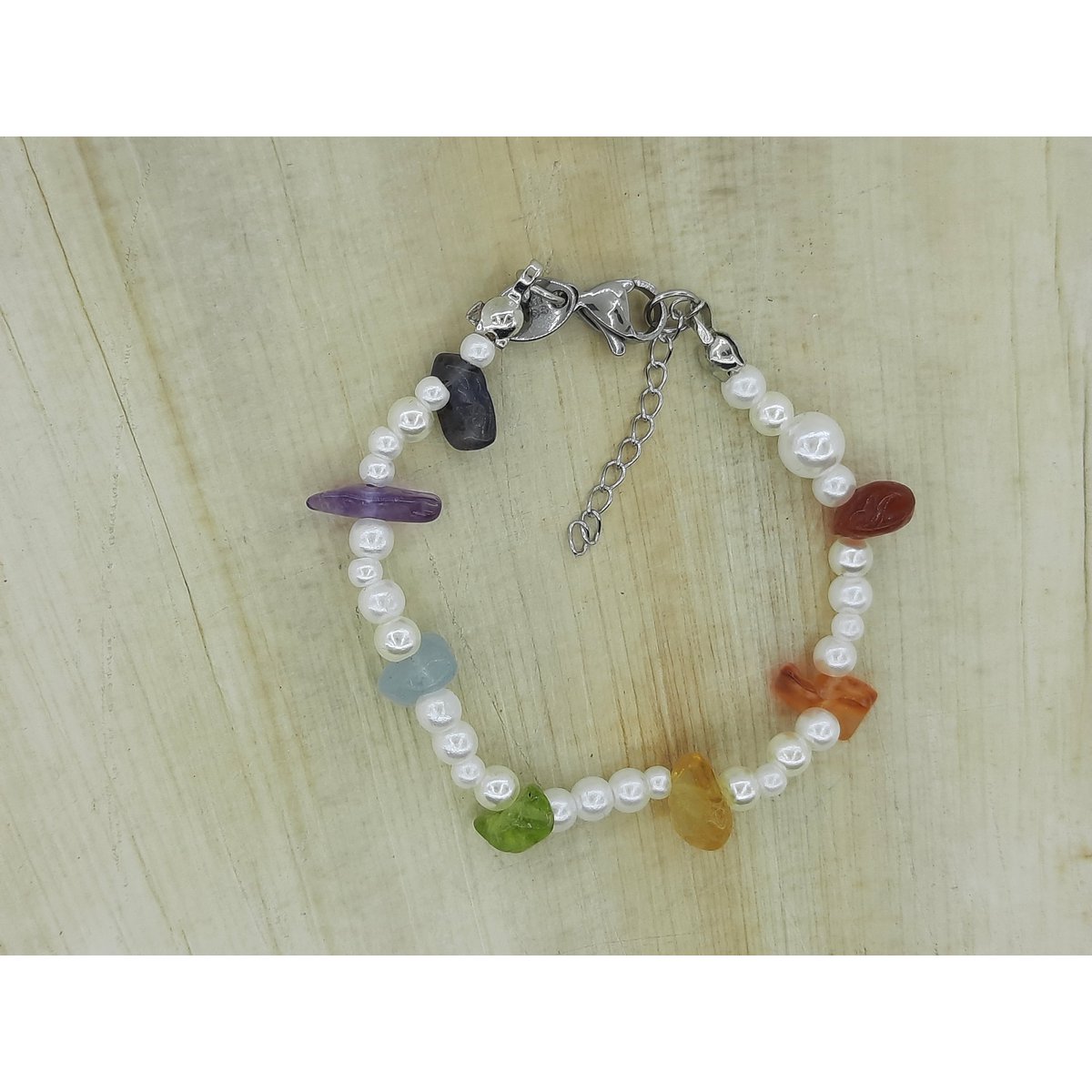 %23263 OW Chakra-Edelstein-Armband für Kinder