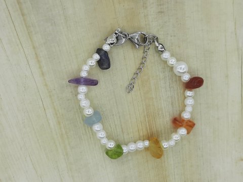 %23263 OW Chakra-Edelstein-Armband für Kinder