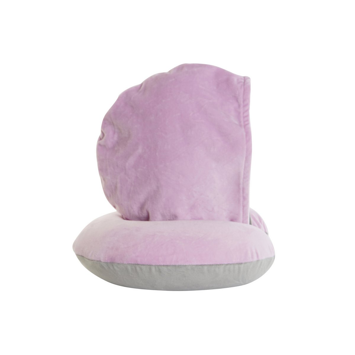 COJIN VIAJE POLIESTER 30X10X32 CAPUCHA ROSA RC208036