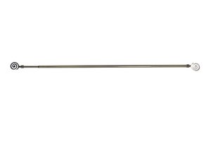 BARRA CORTINA METAAL 120X16X16 16/19mm, VERLENGBAAR BR195887