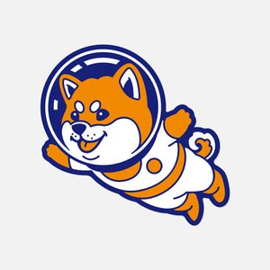 "Space Shiba" Sticker