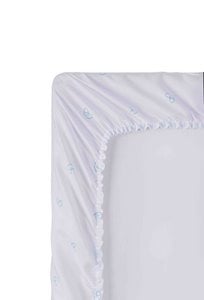 Protector de colchón Impermeable para Cuna de bebé. Tejido de Rizo Absorbente, Transpirable y Antibacteriano.