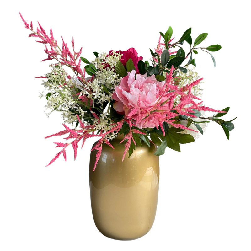 Kunstige blomster - Bouquet L - Shiny Pink - 80cm