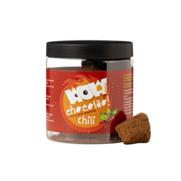Chili Chokolade Trøfler Gavekrukke 130g | Krydret gourmetchokolade