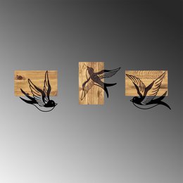 MA-333 Holz Metallwandmalerei