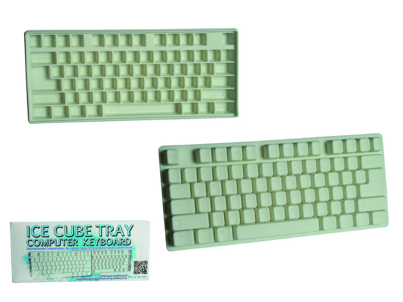 Tastatur mit Eiswürfelschale