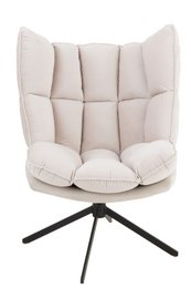 Sedia J-Line Relax Cushion On Frame - tessuto/metallo - beige