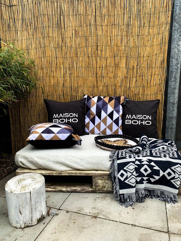Pudebetræk Capetown Black Outdoor