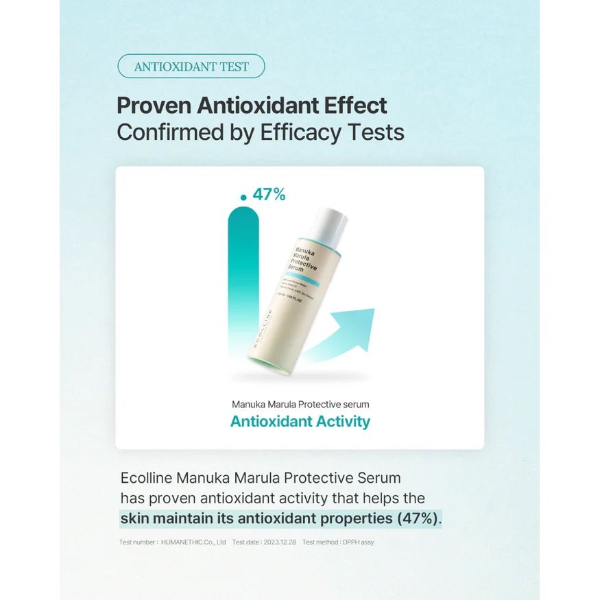 ECOLLINE Clean Beauty Dermocosmetic Barrier Serum | Microbiome Support with Manuka Honey & Marula Oil | KOREAN Skincare