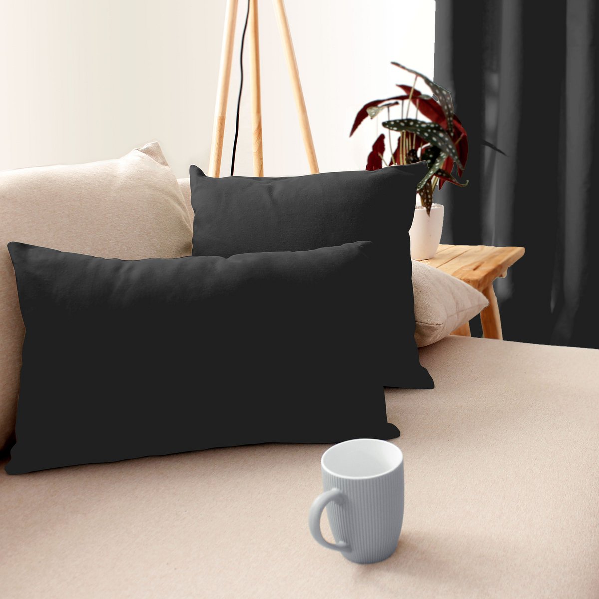 Rechteckiges Kissen, 30 x 50 cm, 100 % Baumwolle, PANAMA-Kollektion