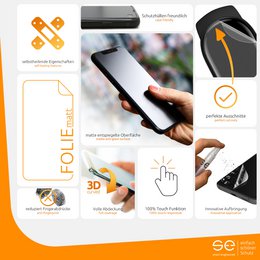4x se® 3D protective film (anti-reflective) Xiaomi Mi Band 5