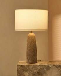Isla Travertine Lamp