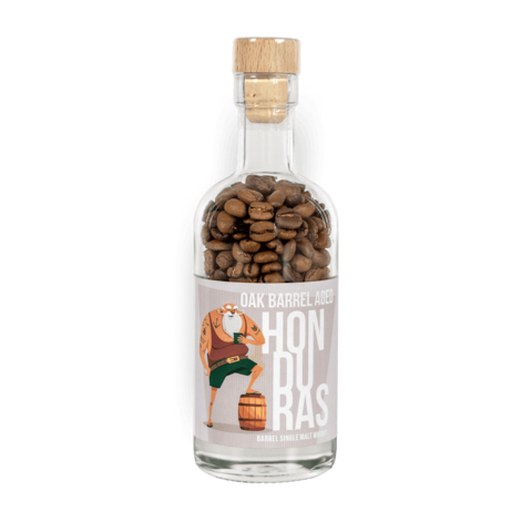 Im Whiskyfass gereifter Honduras-Kaffee