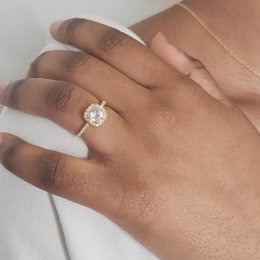 Cushy Ring - Gold and Crystal