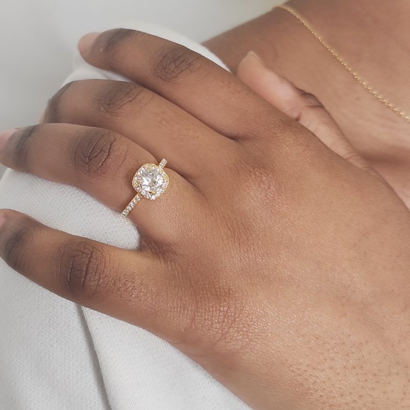 Cushy Ring - Gold and Crystal