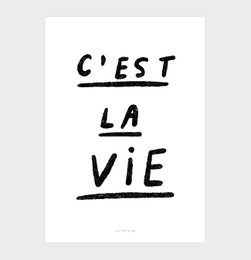 A5 Quote Wall Art Print | C'est la vie