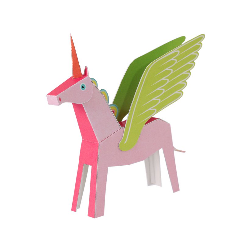 Pink Pegacorn Postcard