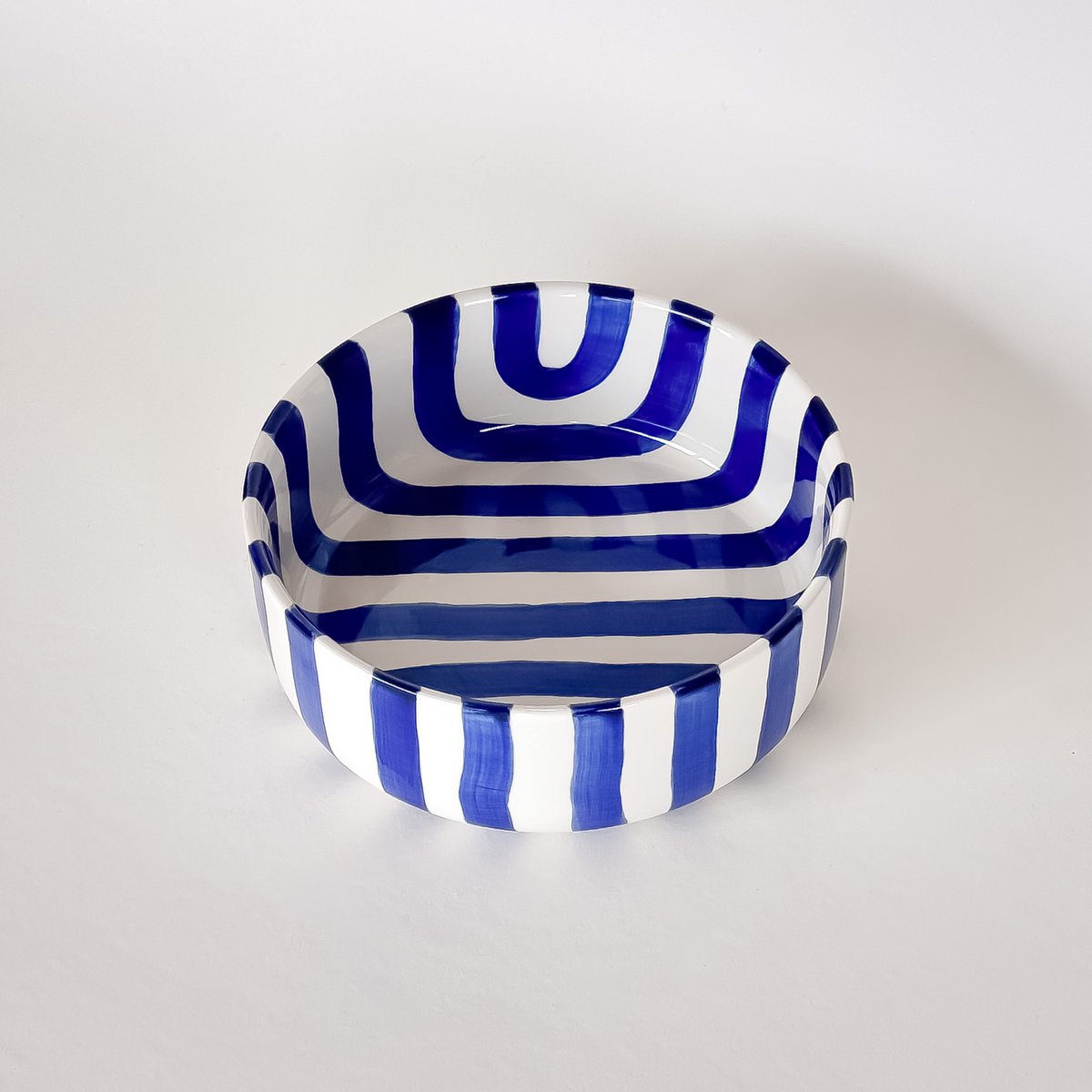 Schale Stripes - azul yegua