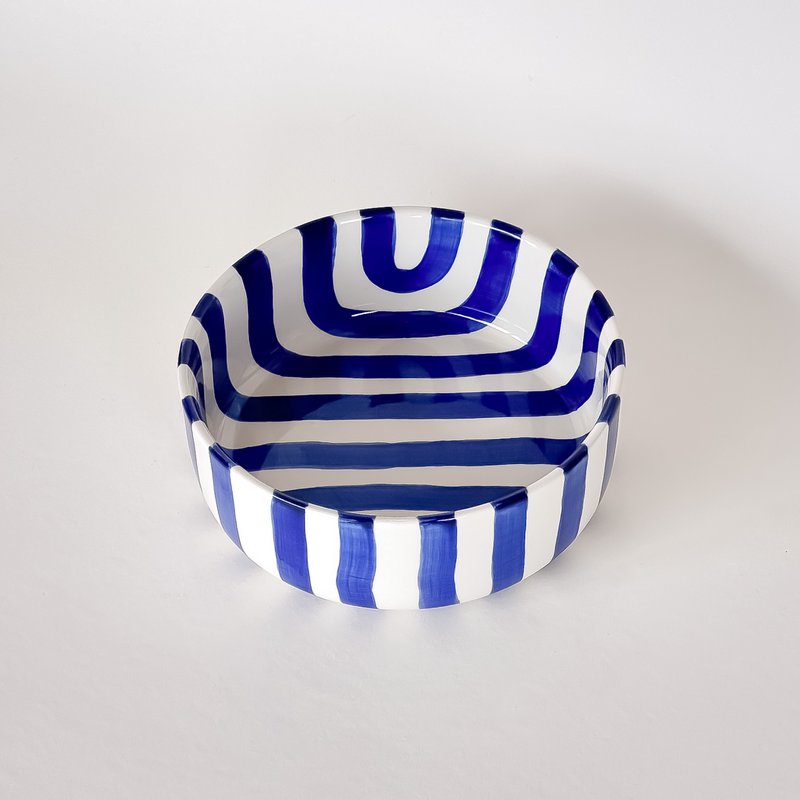Schale Stripes - azul yegua
