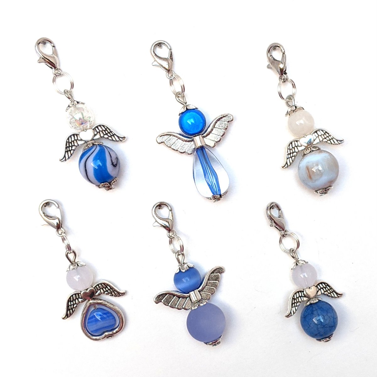 Schutzengel blau silber