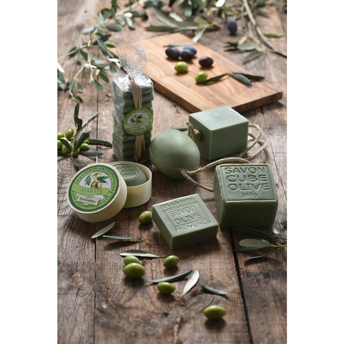 FIG & OLIVE soap in wooden box 100g
