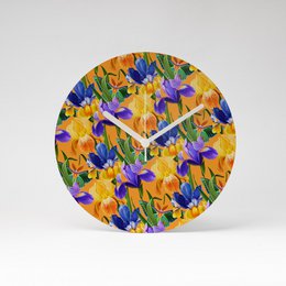PETITE ORCHID MDF vægur / vægur ⌀13cm