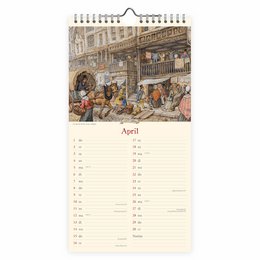 0014 Anton Pieck notitiekalender Brug 2027