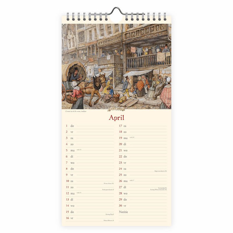 0014 Anton Pieck notitiekalender Brug 2027