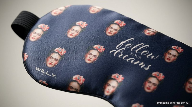 Frida Kahlo Oogmasker - Verkoelend reisslaapmiddel