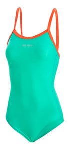 T8120-44 | Women's sports swimsuit - sustainable, Econyl® Recycled, made in EU, quick -drying - lime miz